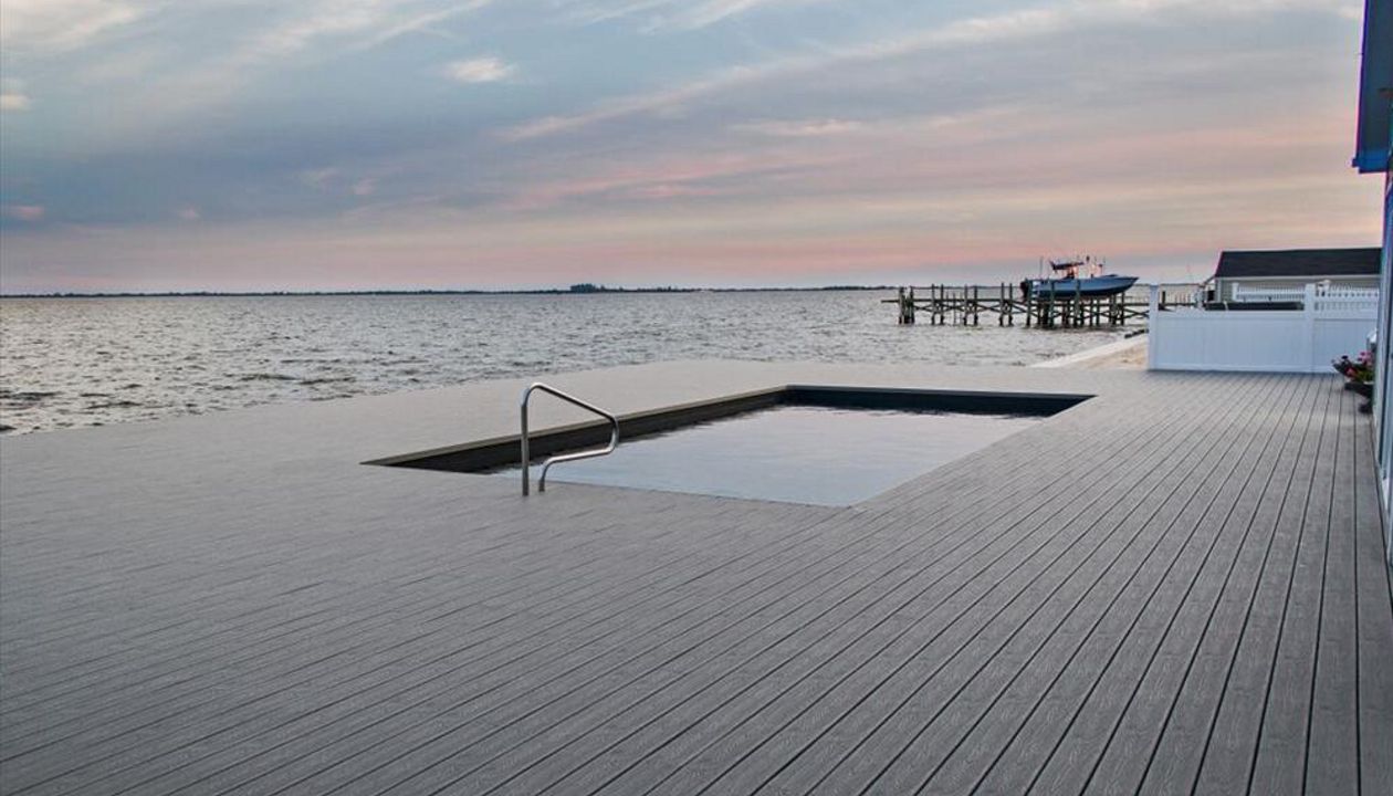 Trex deck with ocean view r