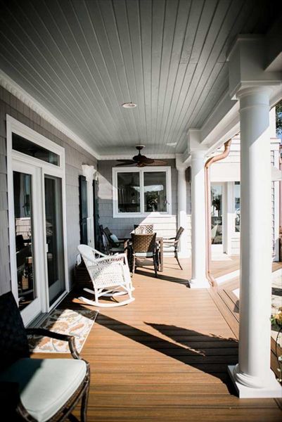 Trex Transcend Spiced Rum porch is great area for relaxing on a lazy weekend.