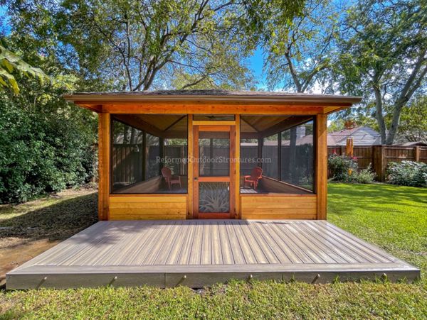 Trex Deck & Screened-In Pavilion