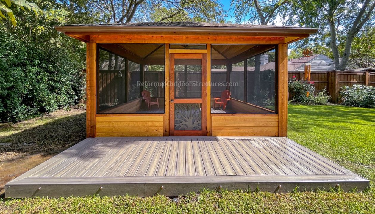 Trex Deck & Screened-In Pavilion