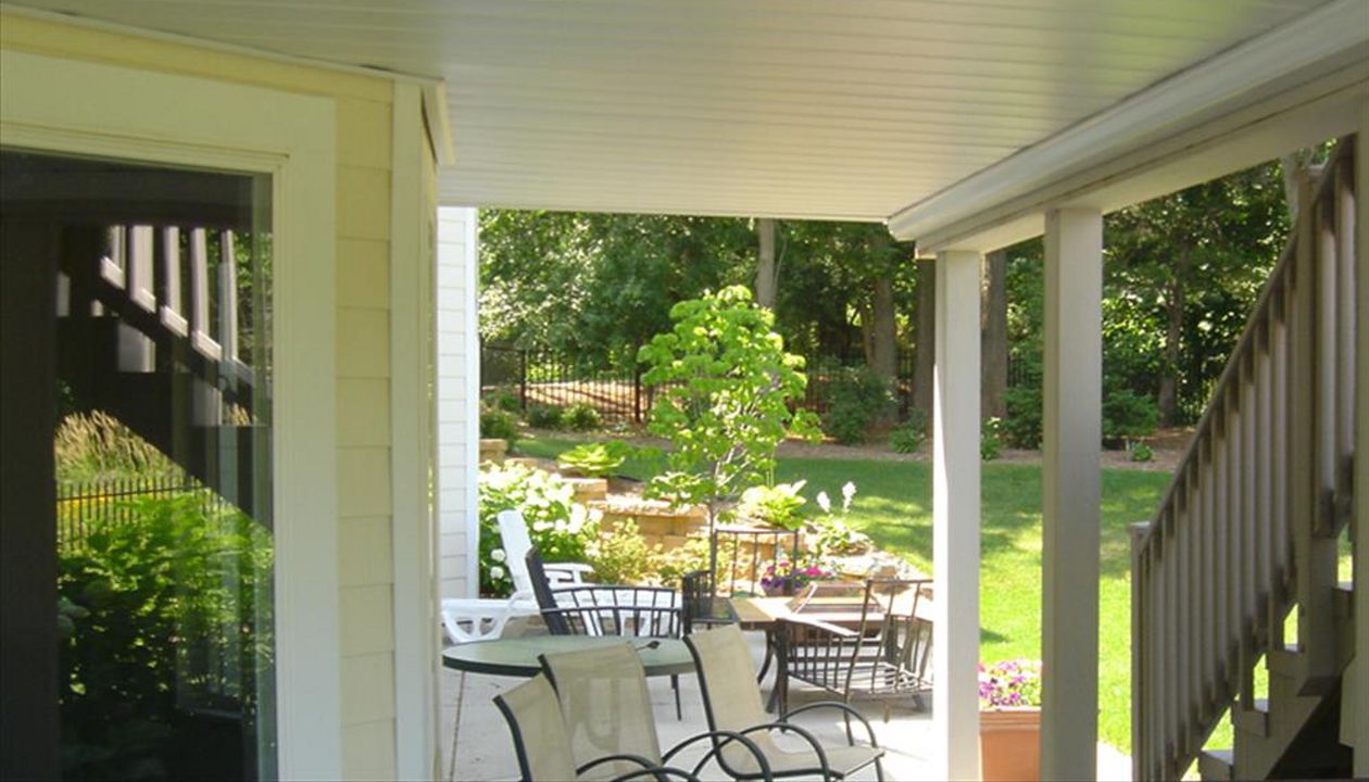 Finish the underside of your dream deck in material/color you like. Wallingford CT