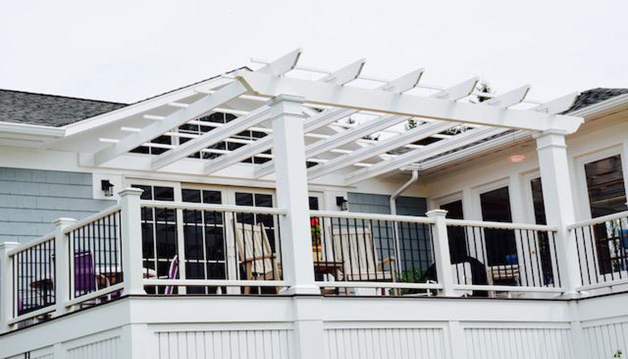 Pergola with shades!