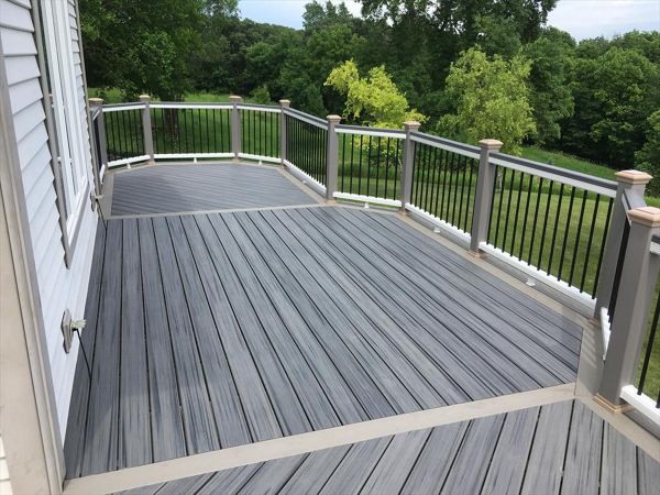 Island Mist and Rope Swing Transcend Decking