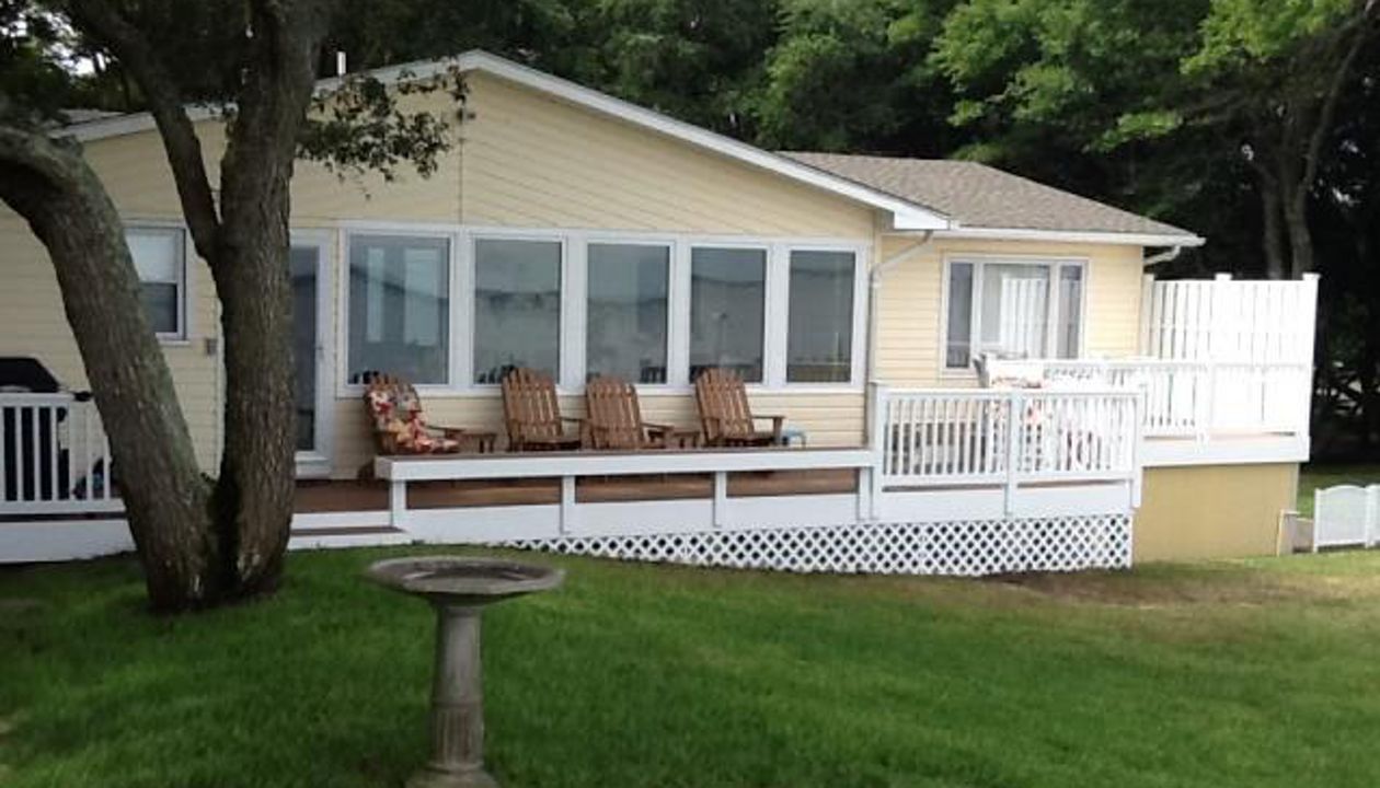 Great Trex deck on the Sound