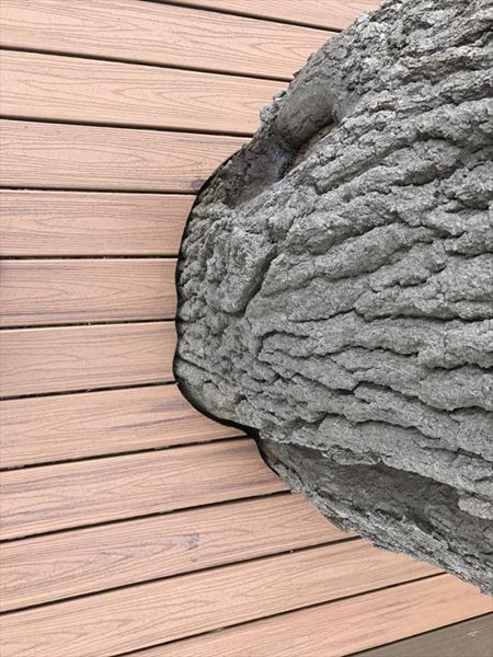 Check out this custom Trex deck Image built out of Tiki Torch and Spiced Rum decking accentuated by Rope Swing railing in West Bloomfield, MI