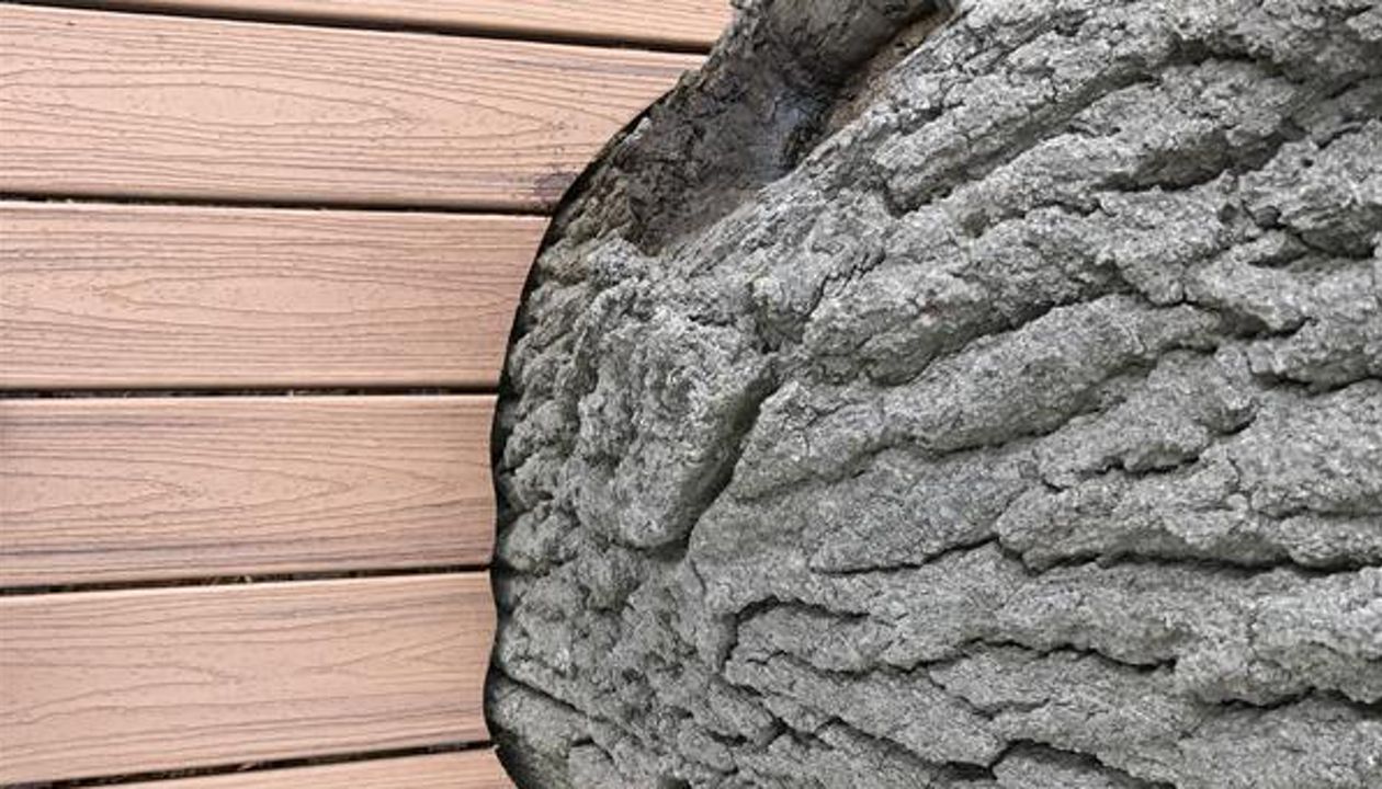 Check out this custom Trex deck Image built out of Tiki Torch and Spiced Rum decking accentuated by Rope Swing railing in West Bloomfield, MI