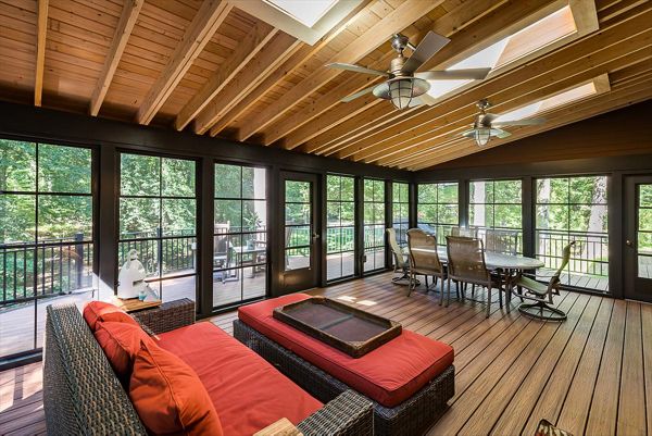 Covered Trex Deck, three season room in Princeton NJ