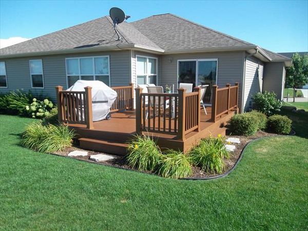 Trex decking and railing, Wisconsin
