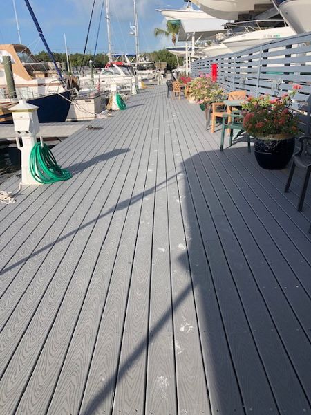 Trex Decking at the Pilot House Restaurant