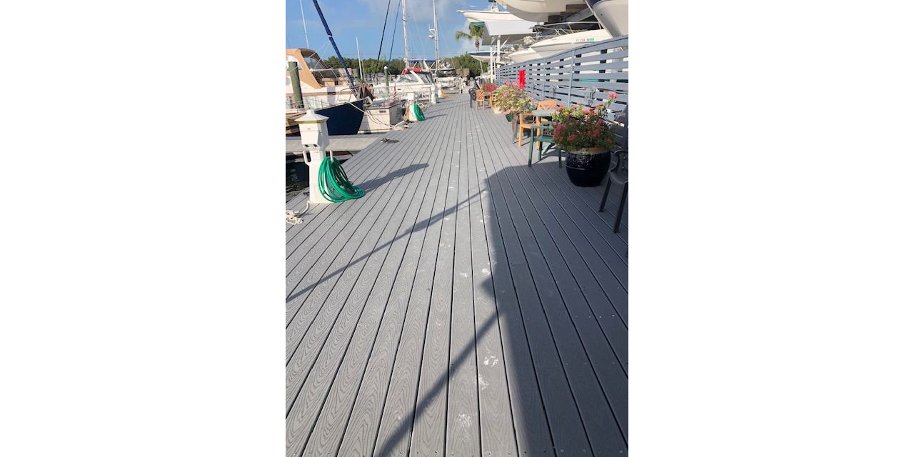 Trex Decking at the Pilot House Restaurant