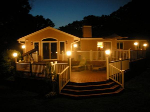 Trex Transcend Lighted Rail & Stairs;