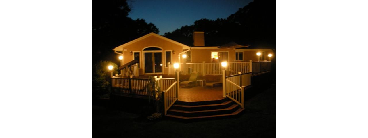Trex Transcend Lighted Rail & Stairs;