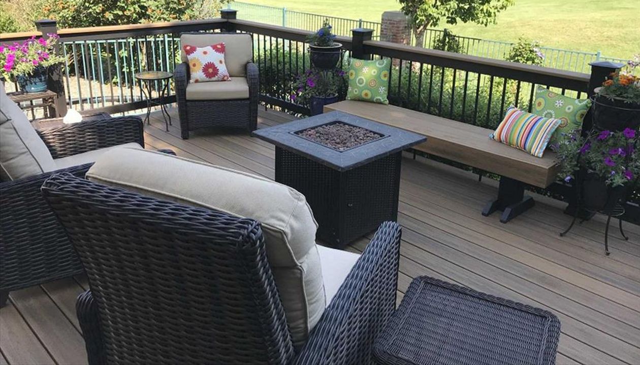 Arvada. CO Trex Havana Gold Deck