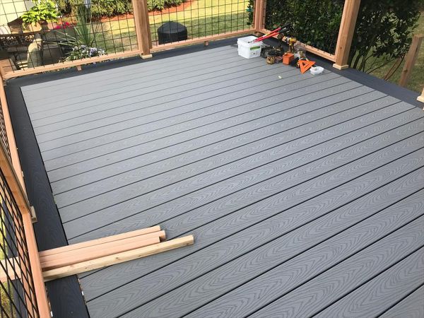 Pebble Grey and Winchester Grey Trex Select