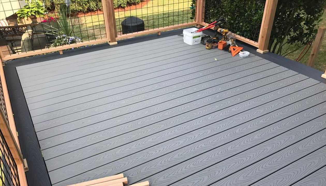 Pebble Grey and Winchester Grey Trex Select