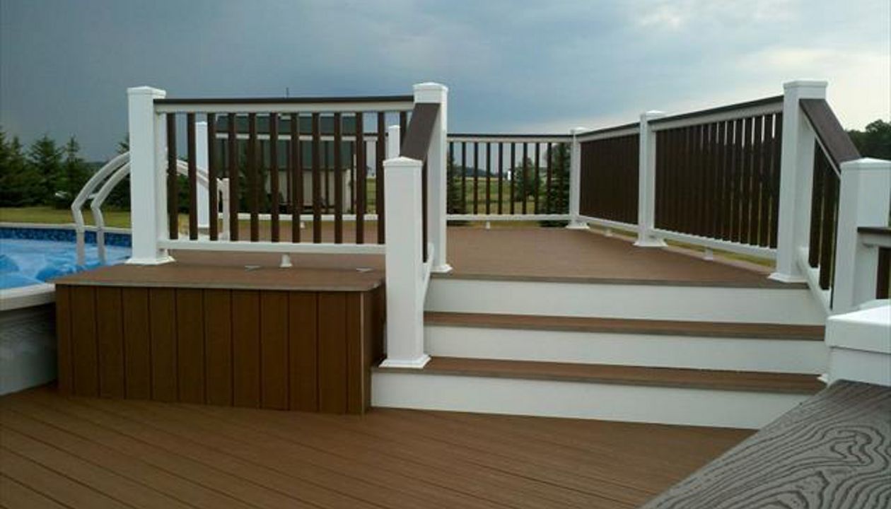 Trex composite decking and railing
