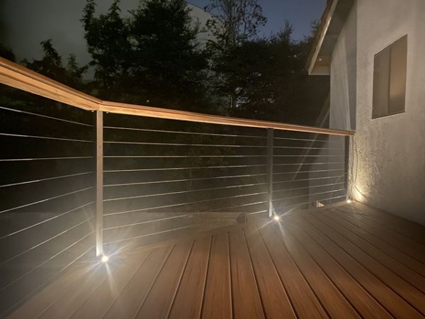 trex deck trex low voltage flush deck lights
