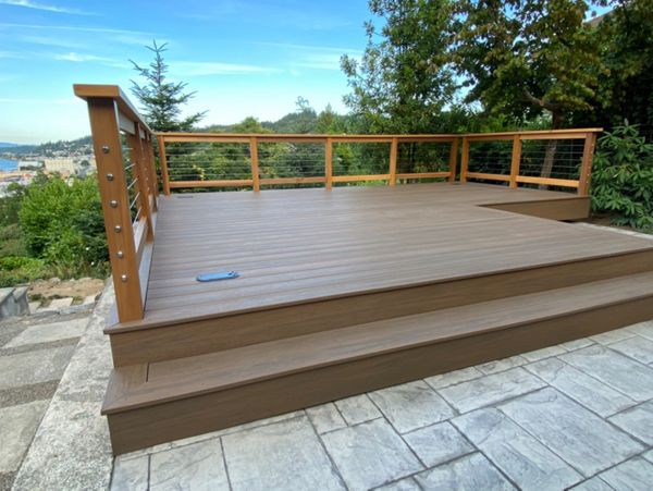 Toasted Sand decking and fascia, Astoria