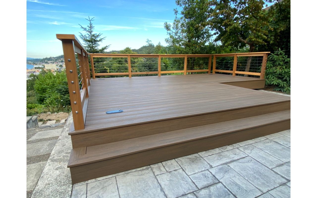 Toasted Sand decking and fascia, Astoria
