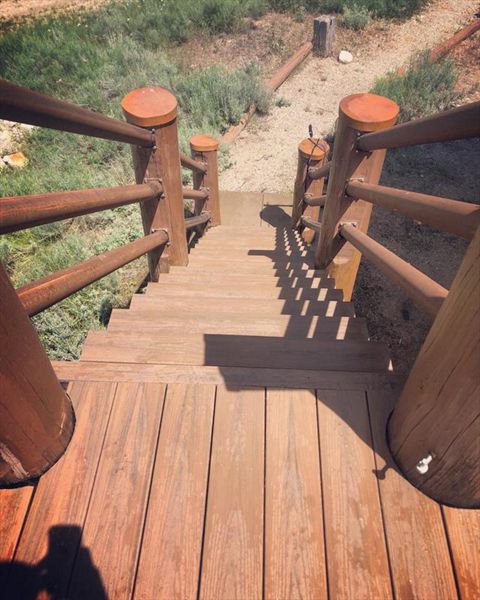 Toasted Sand Re-Deck Stairs