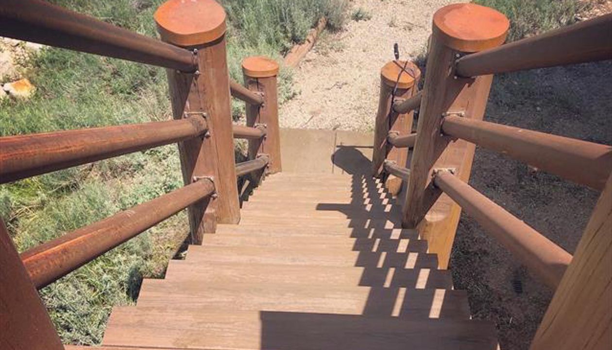 Toasted Sand Re-Deck Stairs