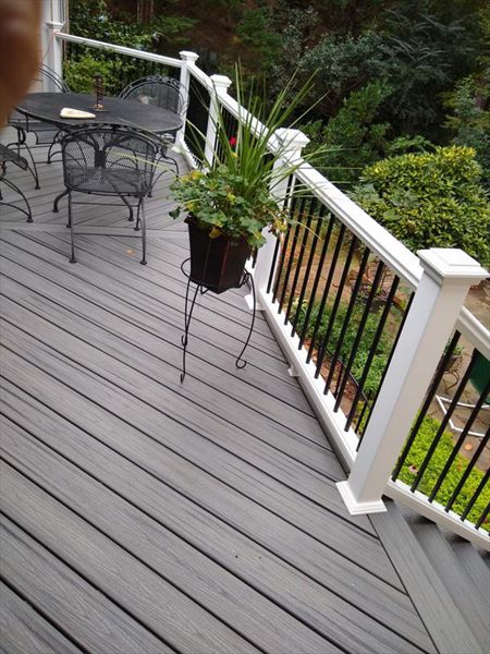 Island Mist with Transcend Railing