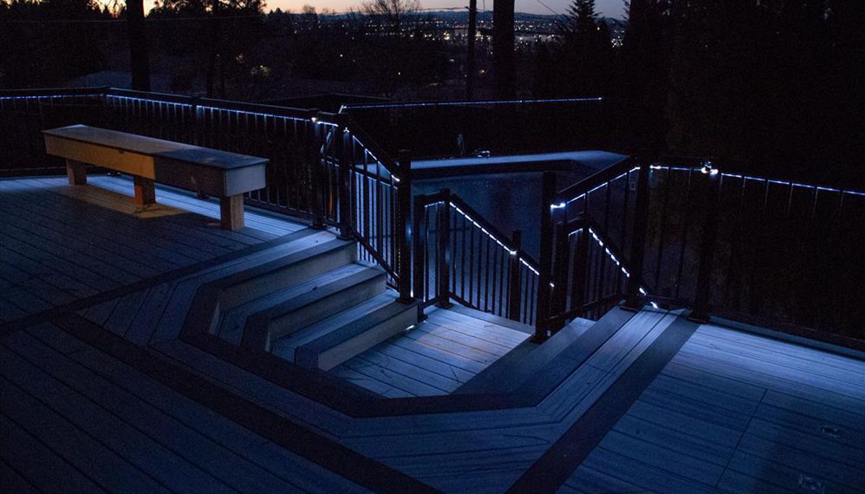 View of the Horizon, Foggy Wharf Trex Boards