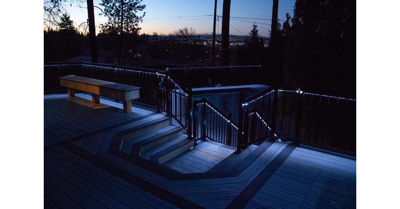 View of the Horizon, Foggy Wharf Trex Boards