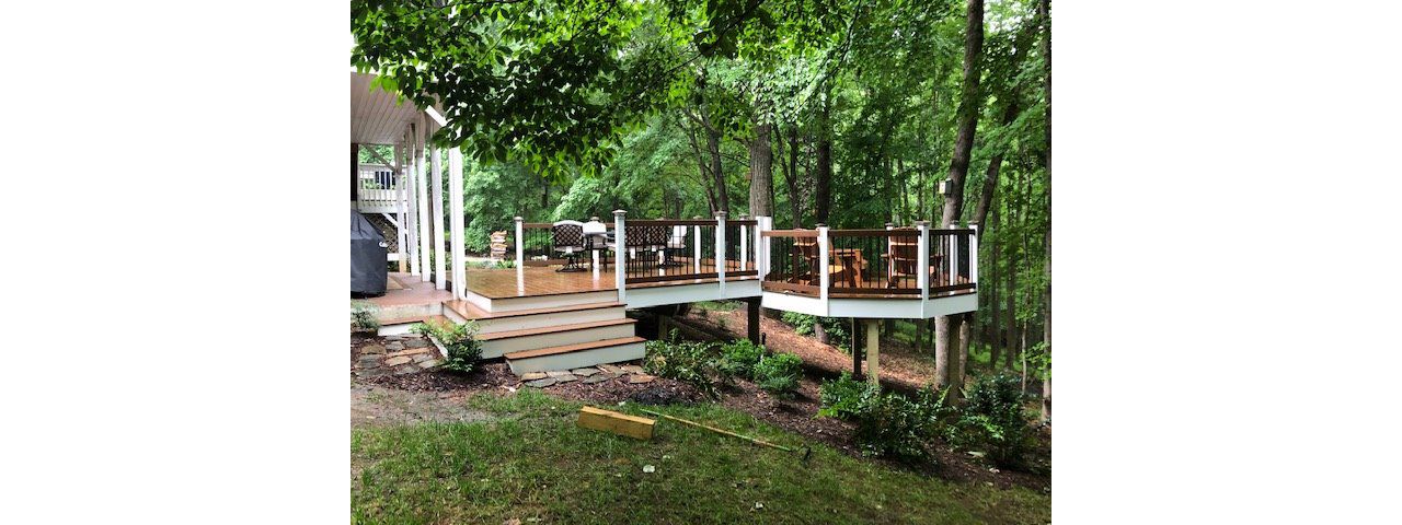 Incredible new Trex Enhance Basics deck in Raleigh, NC