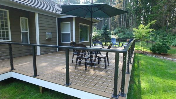 Trex decking and railing Port Orchard, WA