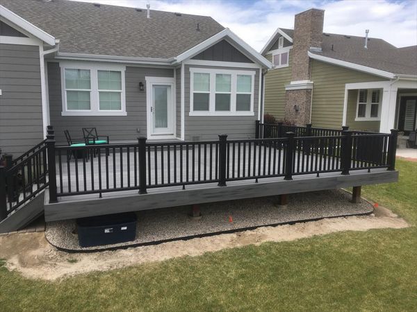 Elevations Framing with Transcends Decking and Railing, South Jordan, Utah