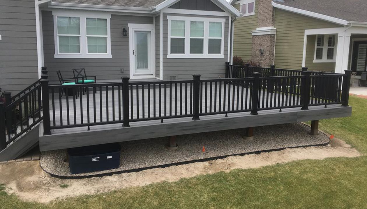 Elevations Framing with Transcends Decking and Railing, South Jordan, Utah
