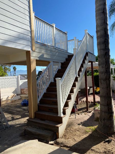 West LA ADU Deck, Railing, & Stairs