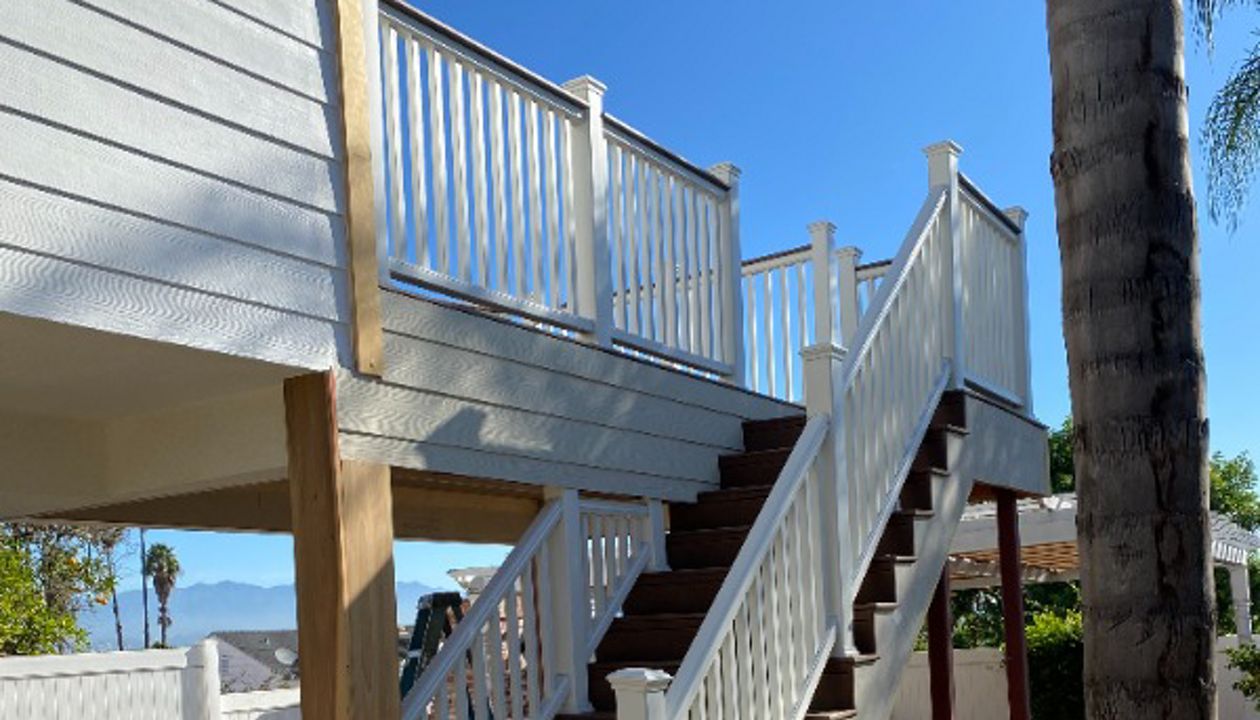 West LA ADU Deck, Railing, & Stairs