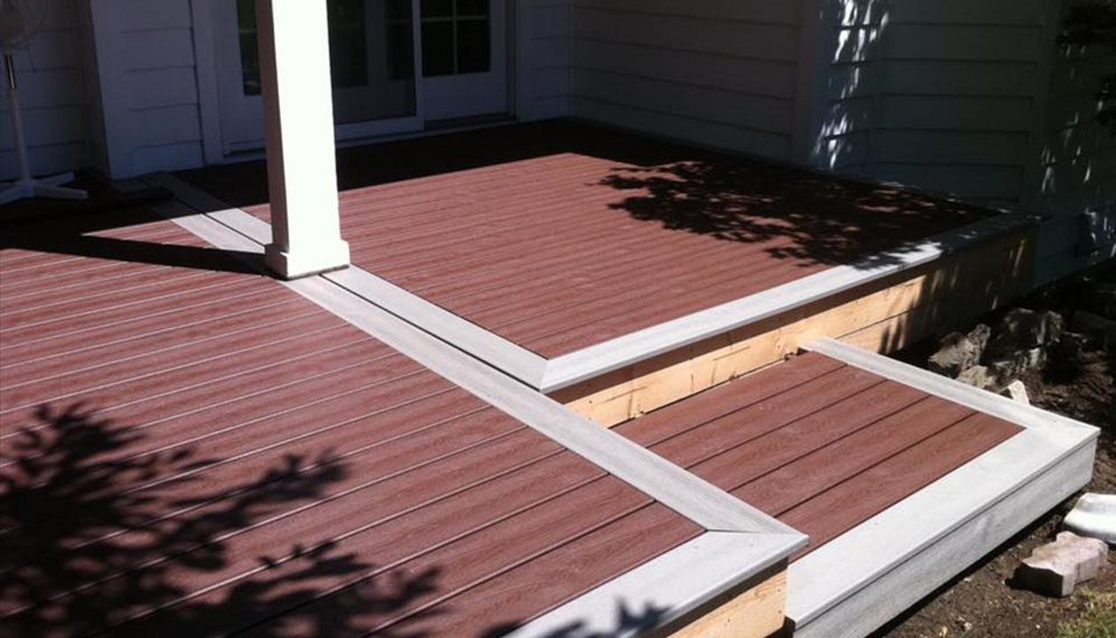 Trex Fire Pit and Gravel Path Decking in Richland, WA