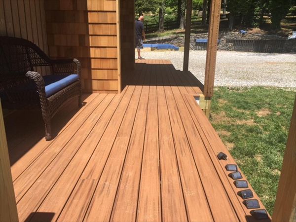 Trex Transcend front porch is the envy of the neighborhood