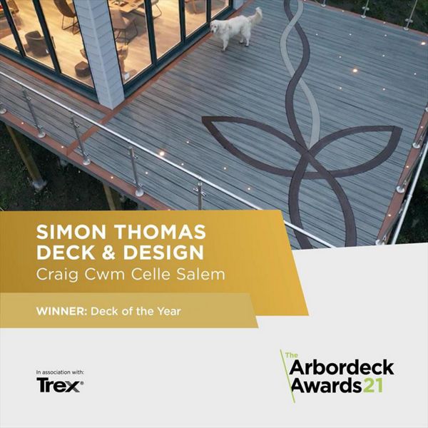 2021 was another amazing year for me winning three national awards in London including best Trex deck of the year.