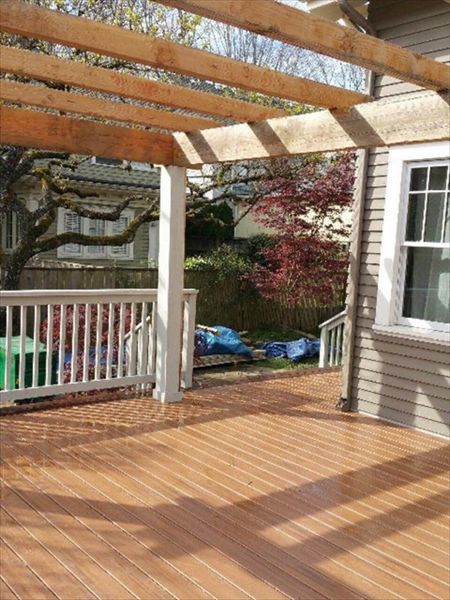 Belfair, WA Trex Transcend Tiki Torch Deck