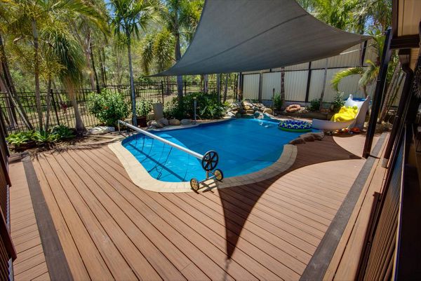 Forest Lake pool deck and alfresco area