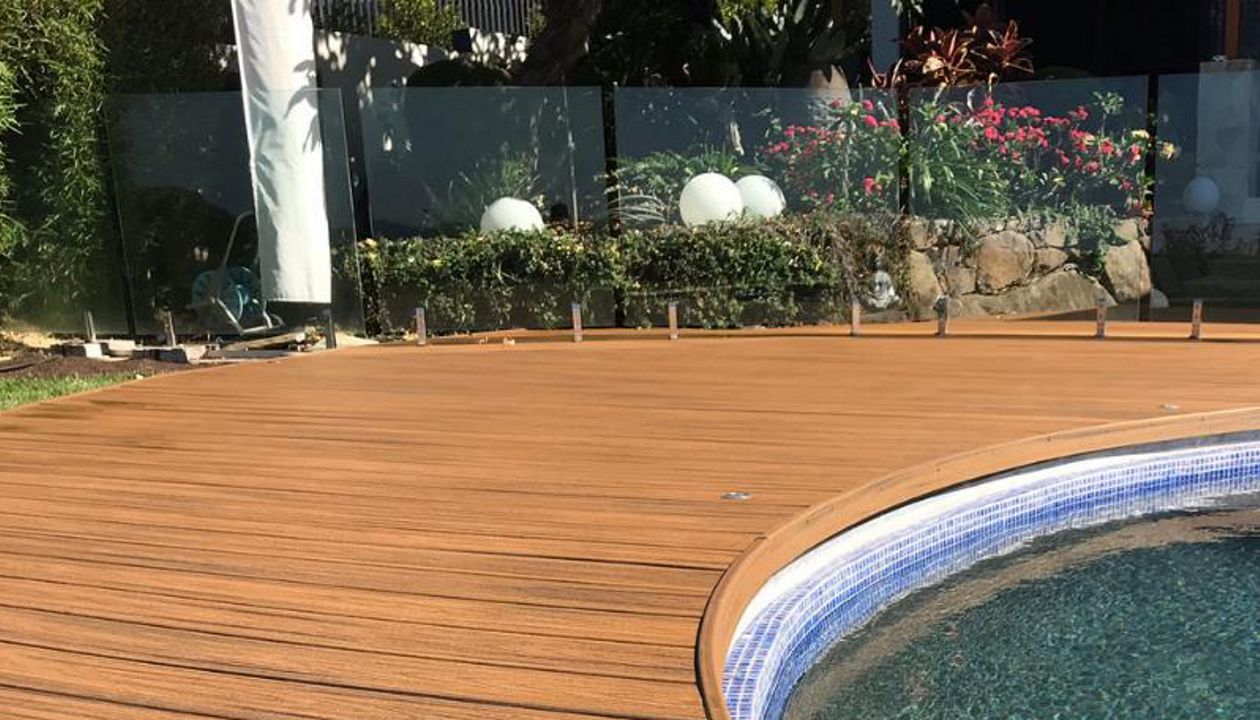 Havana Gold Trex Decking cut to suit whatever the area