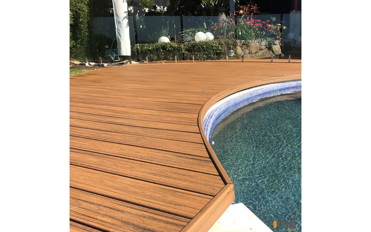 Havana Gold Trex Decking cut to suit whatever the area