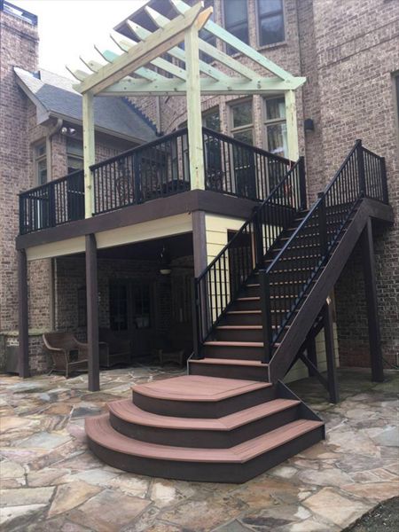 Trex Transcend Tiki Torch Decking