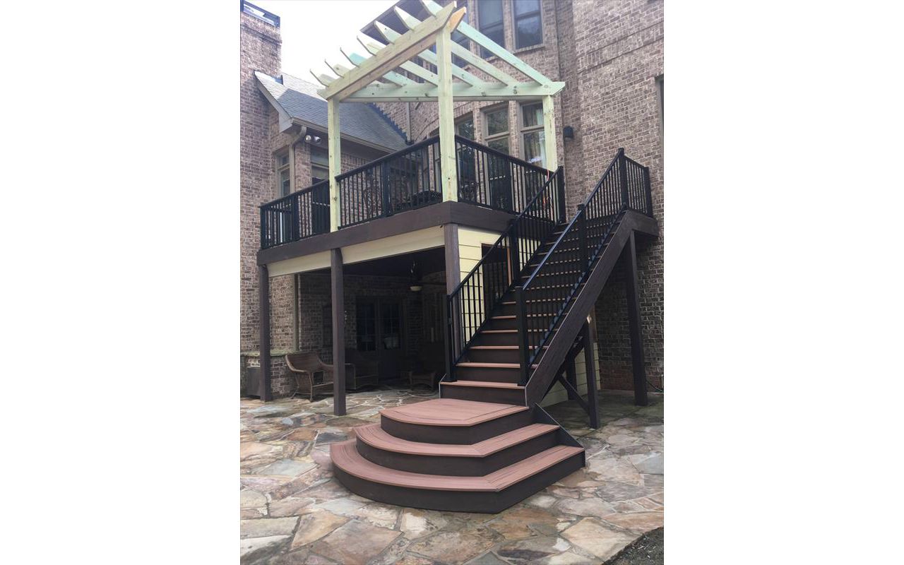 Trex Transcend Tiki Torch Decking