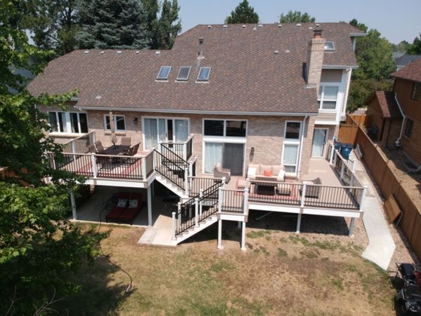 Trex Transcend Rope Swing Decking, Trex Signature Railing in Centennial Colorado