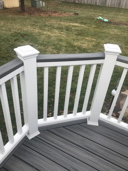 White rail with Island mist ledge