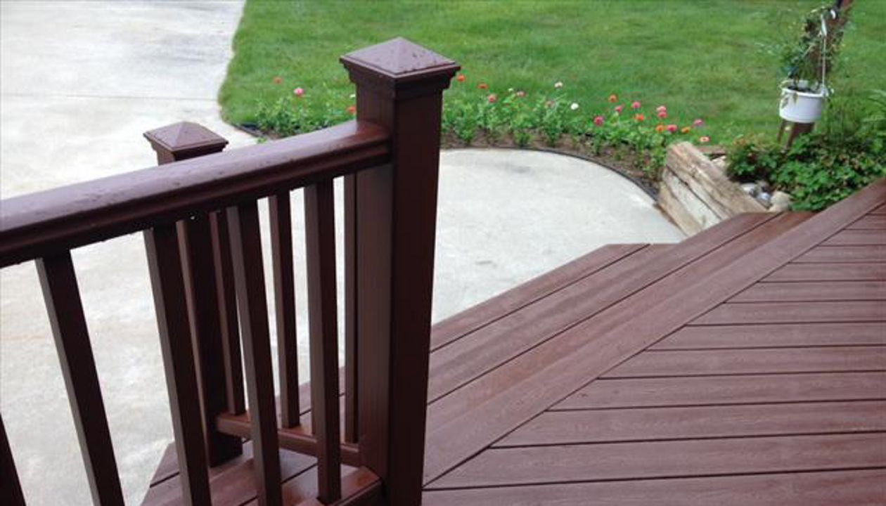 Trex Transcend Fire Pit Railing
