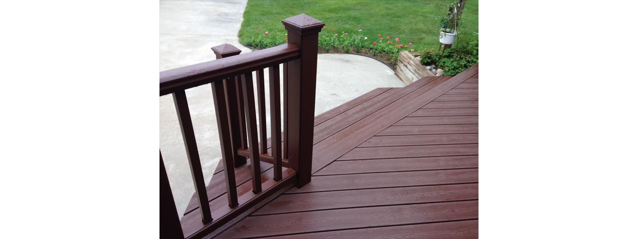 Trex Transcend Fire Pit Railing
