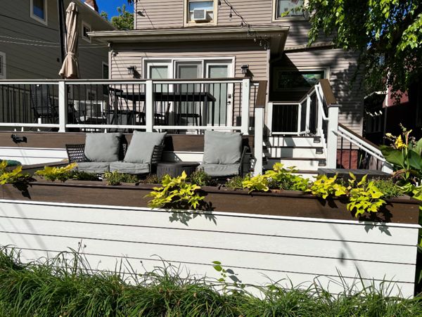 New multi level Trex Deck