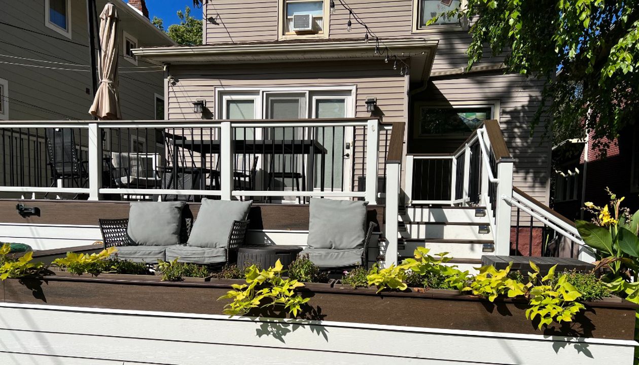 New multi level Trex Deck