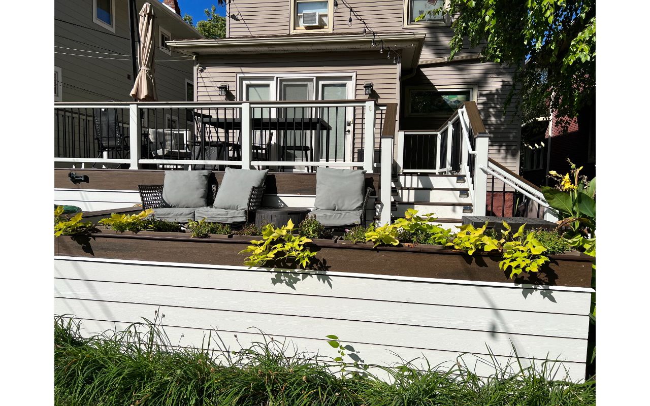 New multi level Trex Deck